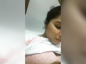 Indian Tamil girl teases with nipple play and reveals her pussy in HD video