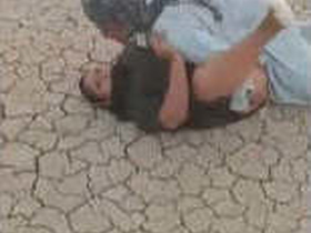 Muslim aunt fucked in Dubai desert, begging not to be filmed