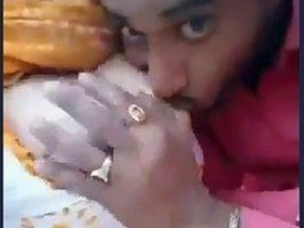 Desi girlfriend enjoys sucking her boyfriend's dad's cock