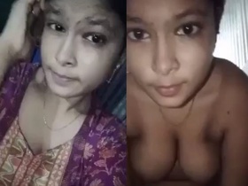 Indian village beauty demonstrates her sexual skills