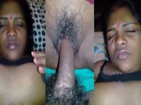 Desi wife gets a hard fucking from her secret lover in a MMS clip