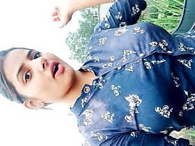 Curvy Indian babe with massive boobs gets naughty