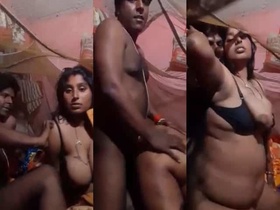 Dehati couple enjoys steamy from behind sex video