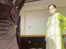 Pathan wife gives blowjob and gets fucked hard