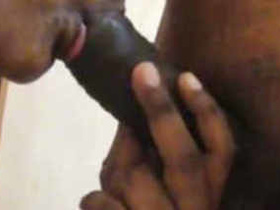 Mallu Manju gets her hands on a big cock in this steamy video