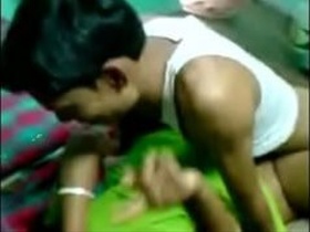 Indian woman masturbates in home video