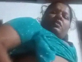 Tamil aunty from the neighborhood uses sex toys for safe and pleasurable masturbation