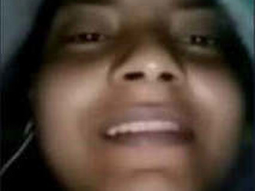 Adorable Indian girl strips and teases on video chat