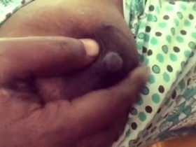 Desi aunty teases with her big boobs