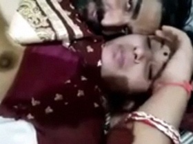 Indian couple engages in passionate and romantic sex in homemade video