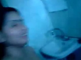 Bangladeshi aunty bathes and flaunts her sarees