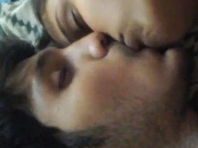 Kissing and sucking in a sensual Indian video