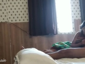 Indian girlfriend gets fucked in a hotel room