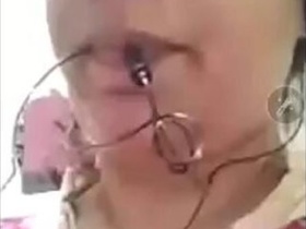 Desi aunty shows off her boobs and pussy in a video call