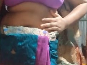 Bangladeshi girl Sharee flaunts her big breasts and pussy in sexy lingerie