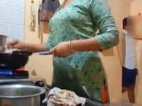 Enjoy steamy sex with the maid in the kitchen for a thrilling experience